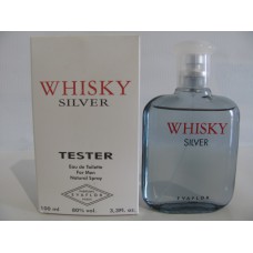 Evaflor чоловіча туалетна вода Whiski Silver Fm ТЕСТЕР /100мл