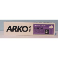 Крем для гоління Arko Sensitivе (біло-фіолет) для чутливої шкіри /65гр
