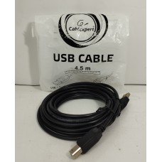 Кабель USB AM /BM 4,5м Gembird СС-USB AMBM-15 (принтер, сканер)