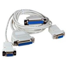 Кабель 0-modem Gembird CC-140-6 rs232+LPT-rs232+LPT 1,8м