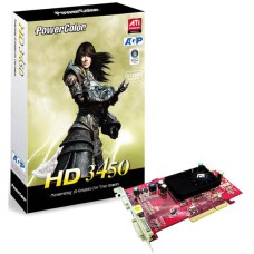 Відеокарта AGP PowerColor HD3450 (Radeon3450 /512mbDDR264bit) Box