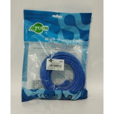 Кабель UTP Patch cord Cat5e 7,5м Atcom 24AWG синій 7,5м
