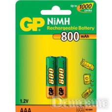 Акумулятор AAА GР 80АААНС-2UС2 800mAh упаковка 2шт