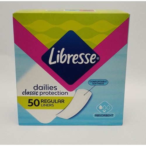 Акція Прокладки щоденні Libresse Regular soft /50шт