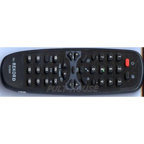 ПДУ TV Рекорд 3026mini (RC-600)