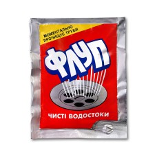 Засіб для очищення труб Флуп /80гр (гаряча вода)