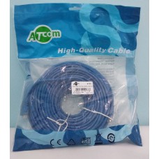 Кабель UTP Patch cord Cat5e 30м Atcom (синій)