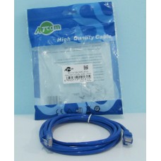 Кабель UTP Patch cord Cat5e 2 м Atcom синій