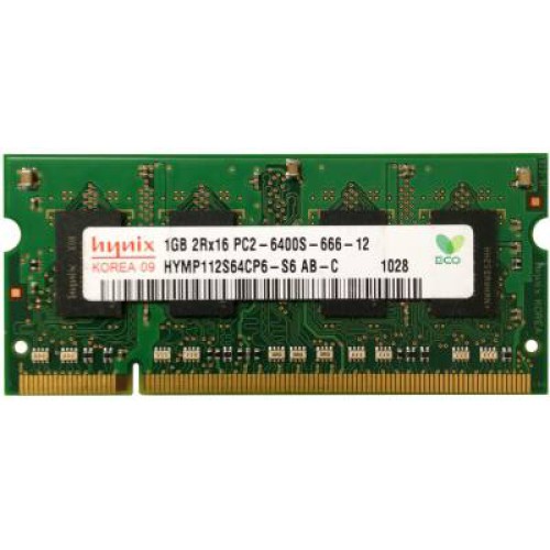 Модуль пам`яті DDR2 SODIMM(ноутбук)1024Мв Hynix HYMP112S64CP6-S6, PC6400S, 1G, 800MHz