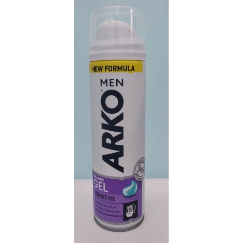 Акція Гель для гоління Arko Extra Sensitiv (голуб.) для чутливої шкіри /200мл