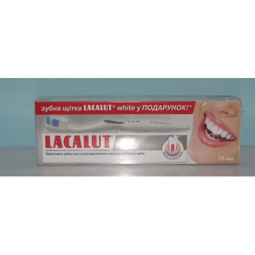 Зубна паста Lacalut white /75мл