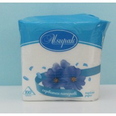 Салфетка Alsupak мала 24х24 біла /100шт