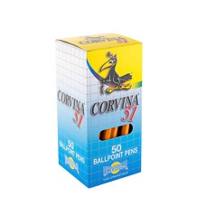 Ручка кулькова Corvina 51 Orange чорна /шт