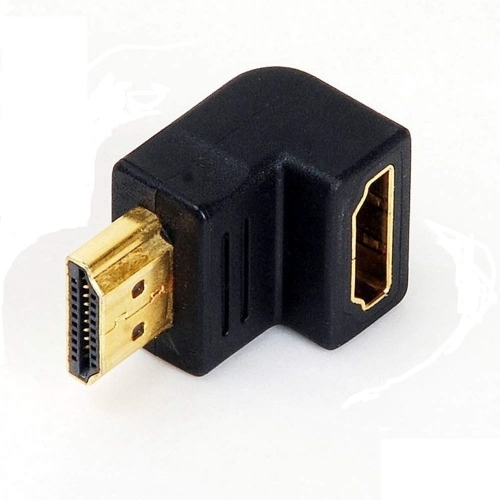 Перехідник HDMI M /F мама /папа вугловий 90 градусів