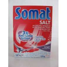 Засіб для миття в посудомийній машині Somat сіль /1500гр