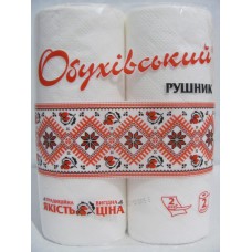 Акція Рушник двошаровий Обухівський /2 рул.