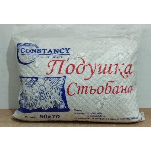 Подушка 50х70 силікон простроч. /шт