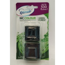 Засіб для унітазів кубики Kolorado Forest Green /2x45гр