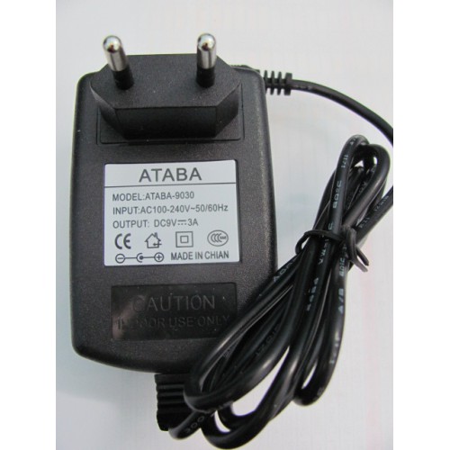 Блок живлення 9V 3А Ataba (5,5*2,5)