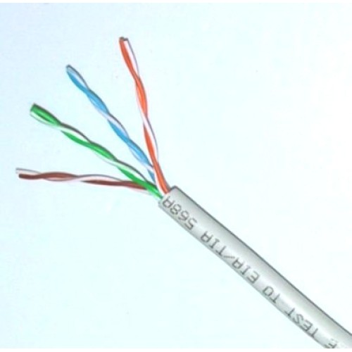 Кабель UTP Cat 5e 4x2x1 0,50mm Atcom 3799 CCA стандарт /1м
