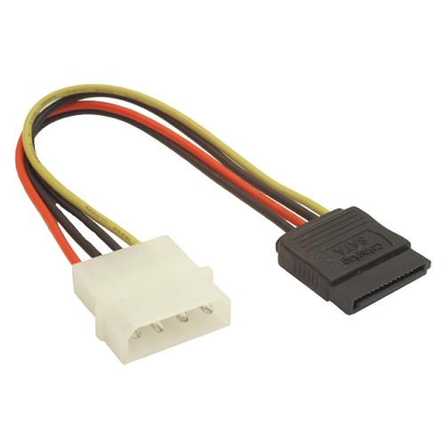 Кабель перехід живлення IDE- SATA Atcom 15см (HDD PATA->SATA)