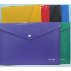 Папка пластик кнопка Economix 31305 А4 непрозора, матова. /шт