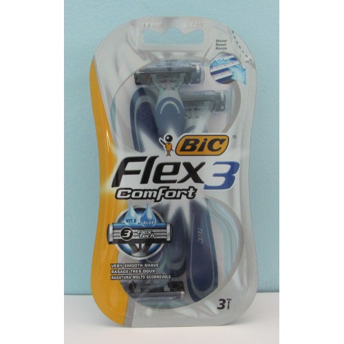 Набір станків Biс Flex Comfort зволожуюча полоска 3 леза /3шт