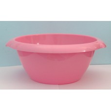 Миска пластмасова харчова Горизонт 2,5л кольорова з ручками /шт