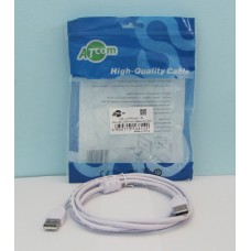 Кабель USB AM /AM 1,8м Atcom білий
