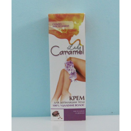 Акція Крем-депілятор Lady Caramel швидкодіючий 3хв. 100% видалення /100мл