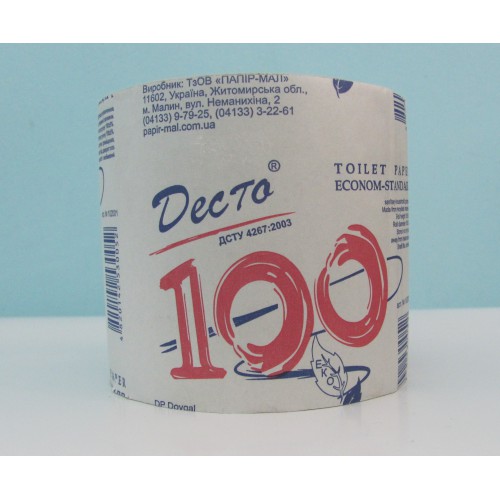 Акція Папір туалетний Десто 100 /шт