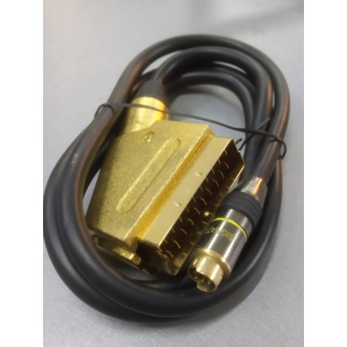 З'єднувач Скарт-S-video Gold 1,2m