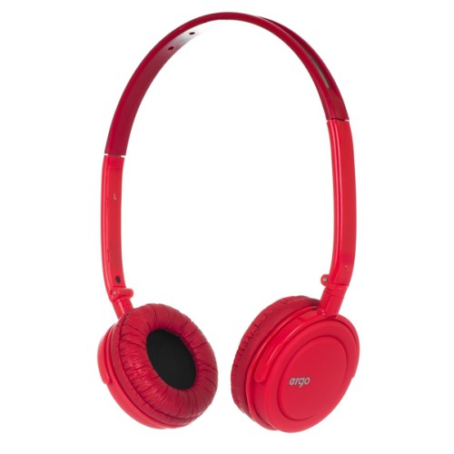 Навушники з мікрофоном (гарнітура) Ergo VM-330 Red (червоні)