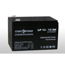 Акумулятор LogicPower AGM LP12-12 AH (12V12AH20Hr)