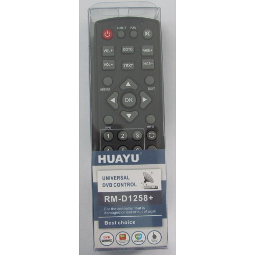 ПДУ DVB-T2 універсальний Huayu RM-D1258+
