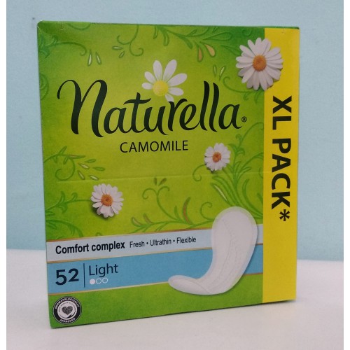 Акція Прокладки щоденні Naturella camomile light /52шт