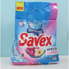 Акція Пральний порошок Savex автомат Parfum Lock Whites Color /1200гр