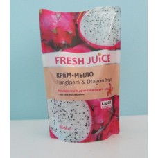 Акція Мило-крем рідке Дой-пак Fresh juice Frangipani & Dragon fruit /460мл