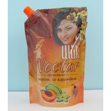 Акція Мило рідке Дой-пак Шик Nectar персик та карамболь /460мл