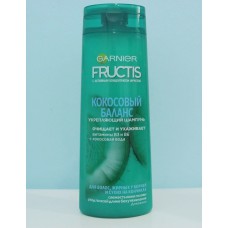 Акція Шампунь Garnier Fructis Кокос. баланс для жирних корнів, сухі кончики /400мл