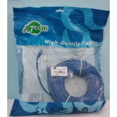 Кабель UTP Patch cord Cat5e 20м Atcom (голуб) 9170