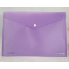 Папка пластик кнопка Economix 38301 /31301 А4 прозора, /шт