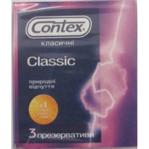 Презерватив Contex Classic короб /3шт