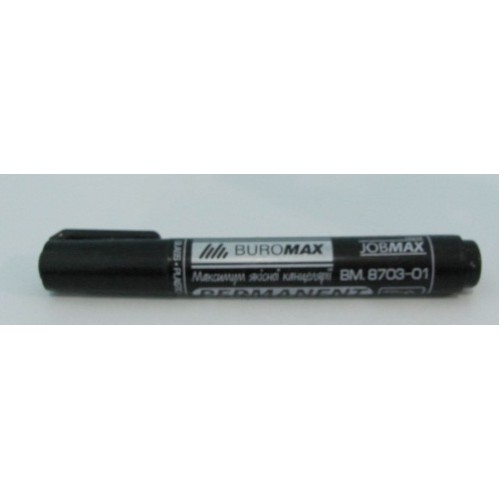 Маркер пермамент.Buromax ВМ.8703-01 чорний