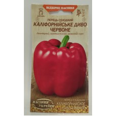 ВН Перець солод.середня "Каліфорнійське диво червоне" "0,25г (Насіння України)