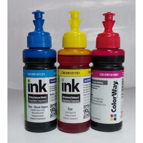 Чорнила для Epson ColorWay CW-EW101M01 MAGENTA (червона) /100мл