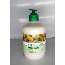 Акція Мило-крем рідке дозатор Fresh juice Мигдаль /460мл