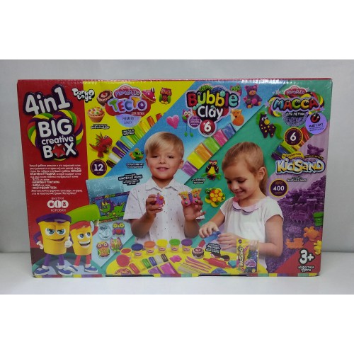 Набір тісто для ліпленння Master-Do 4 в 1 Big creativ Box BCRB-01-01