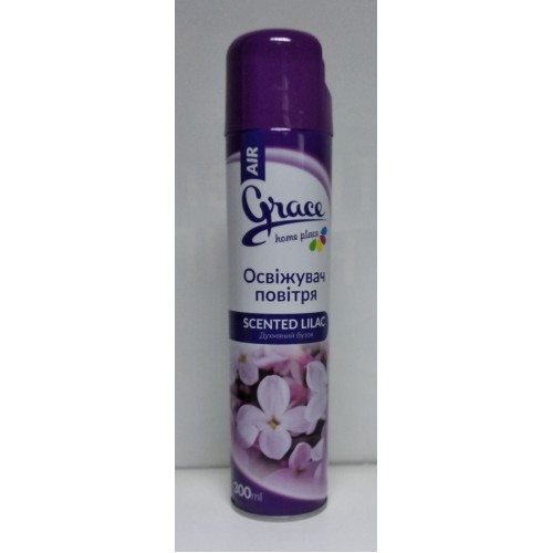 Освіжувач аєрозольний Grace Духмяний бузок (Scented lilac) /300мл