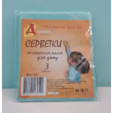 Серветка віскозна універсальна Діоніс (30х38см) /3шт